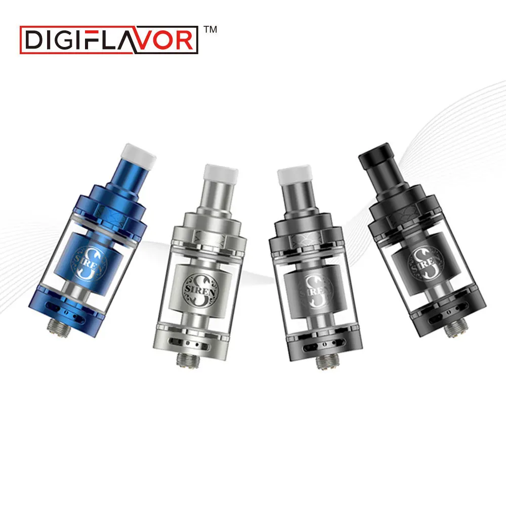 

Original Digiflavor Siren 2 GTA MTL Genisis Tank Atomizer 2ml EU TPD Version with 22mm Diameter for for MTL Mouth to Lung Vapers