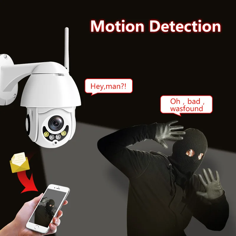 960p 1080p full HD IP беспроводная уличная камера с автофокусом белый светильник CCTV Wifi