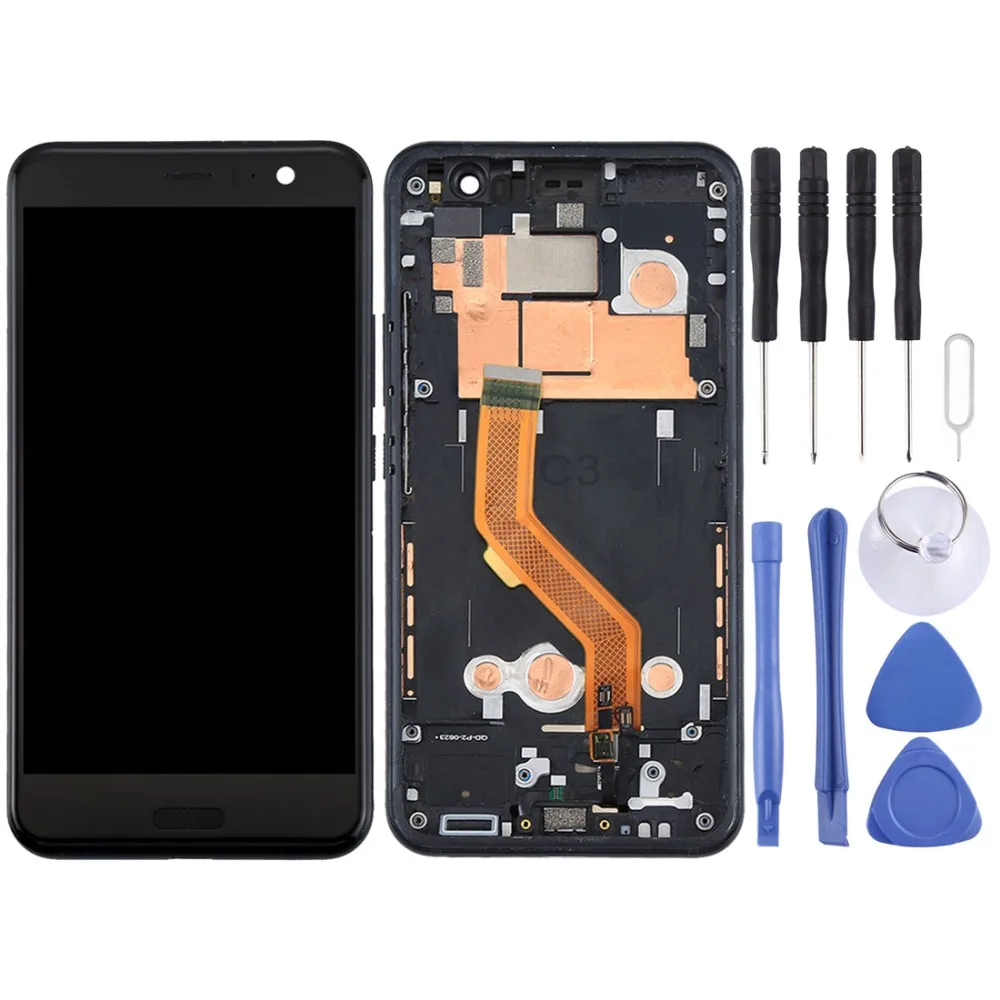 

iPartsBuy LCD Screen and Digitizer Full Assembly with Frame for HTC U11