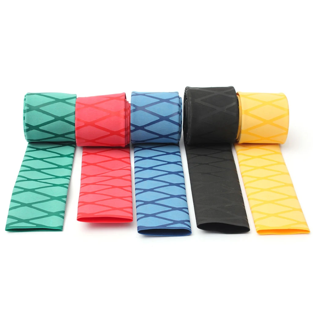 

X-Tube Heat Shrink Sleeve Wrap Tubing DIY Fishing Rod Handle Non-slip Waterproof Racket Sleeve - 5 Colors