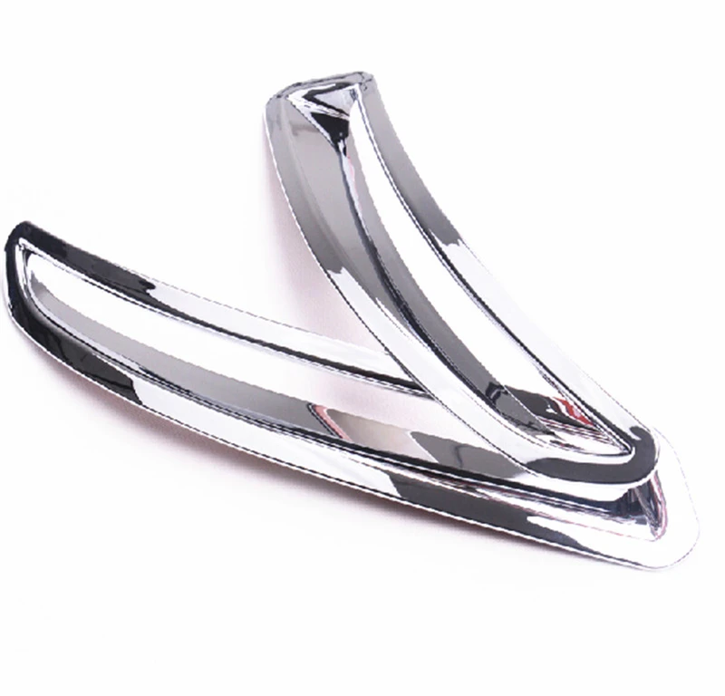 

Car Rear Fog Lamp Cover tail fog light cover Trim Fit For Volkswagen VW TIGUAN 2010 2011 2012 abs chrome 2pcs per set