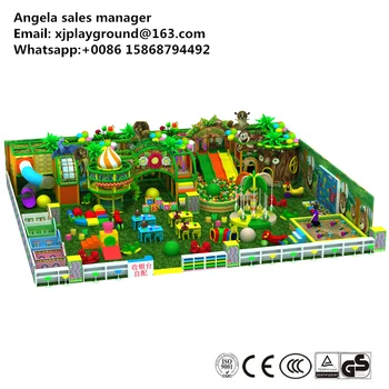 

Jungle theme soft indoor playground equipment for mall