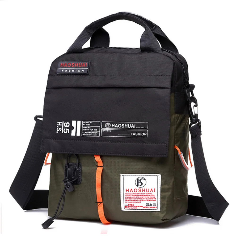 Мужские высококачественные водонепроницаемые нейлоновые сумки мессенджеры