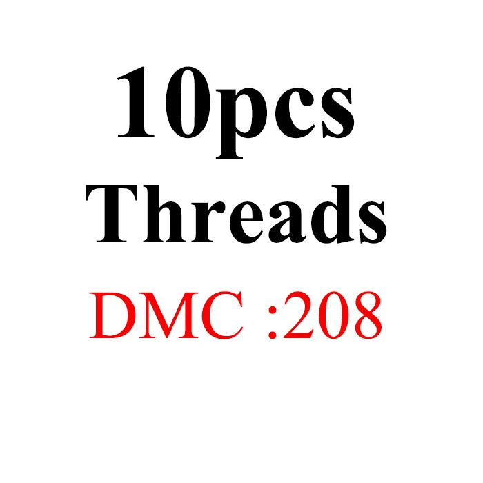 JOY SUNDAY, многоцветные 10 шт., DMC150-221, длина 1,2 м, нитки для вышивки крестом, хлопковое шитье, моток пряжи, нитки для вышивки, наборы нитей - Цвет: 10pcs-DMC208