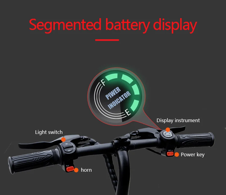 Flash Deal LOVELION Adult Portable Mini foldable electric bike Driving Bicycle convenient folding Small-scale ebike Black Battery bikes 11