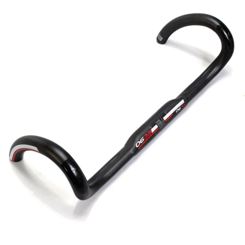 2017 New Newest 1pc Carbon Fiber Road Bike Handlebar Matt black curved