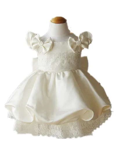 BABY WOW Baby Clothes 1 Year Birthday Dress Girl Party Christening Dress for Wedding Flowers First