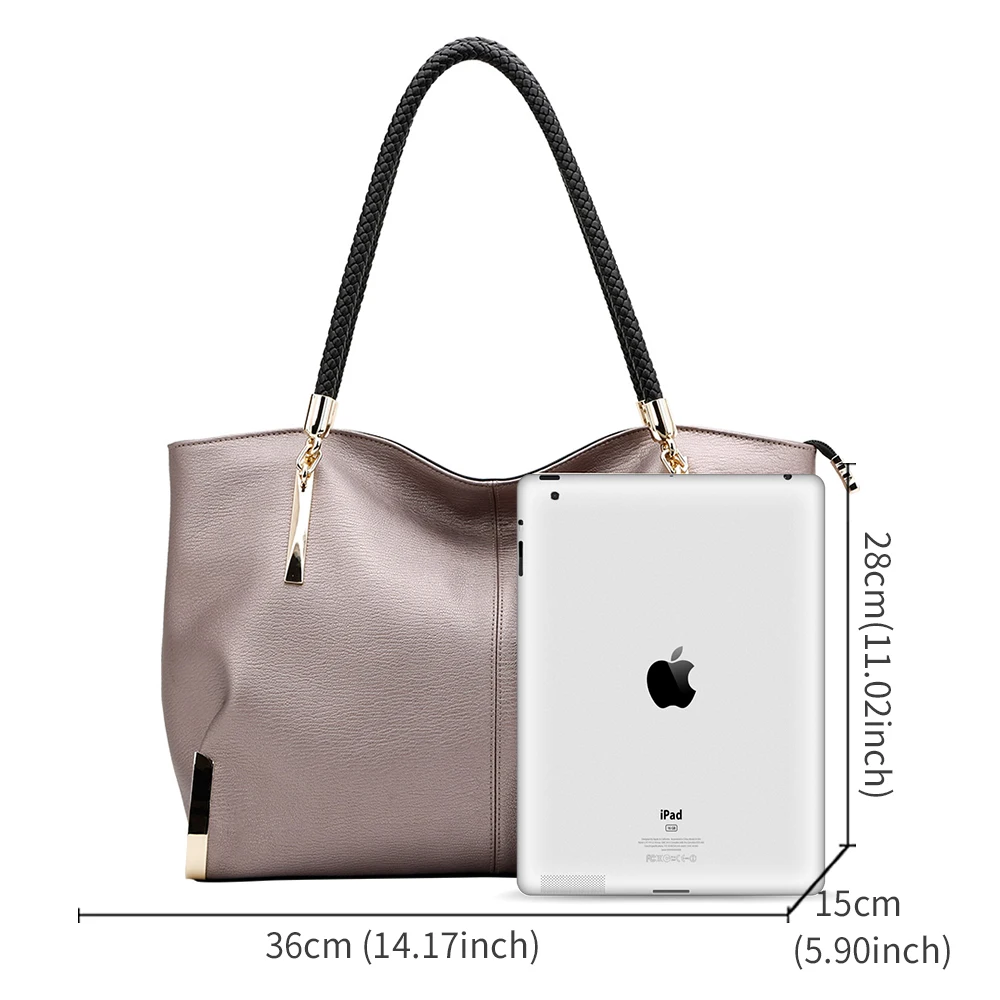  FOXER Brand Women's Cow Leather Handbags Female Shoulder bag designer Luxury Lady Tote Large Capaci