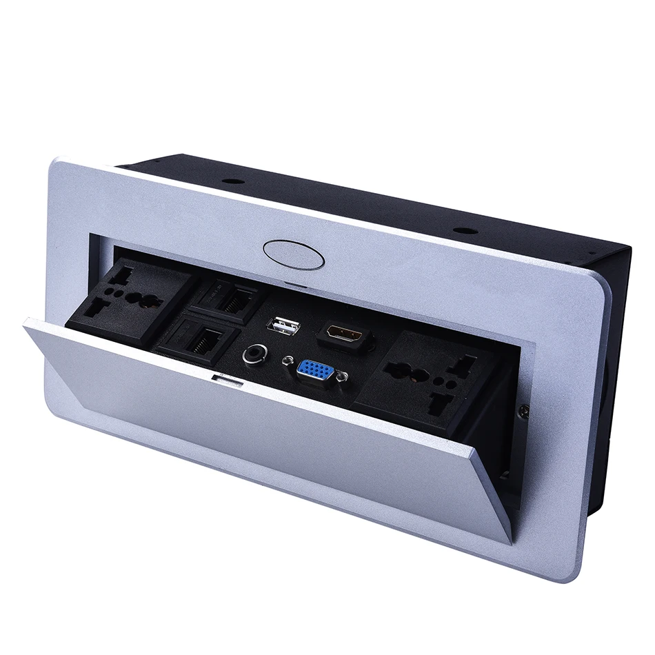 Universal Power Tabletop Socket /Hidden/VGA3.5MM