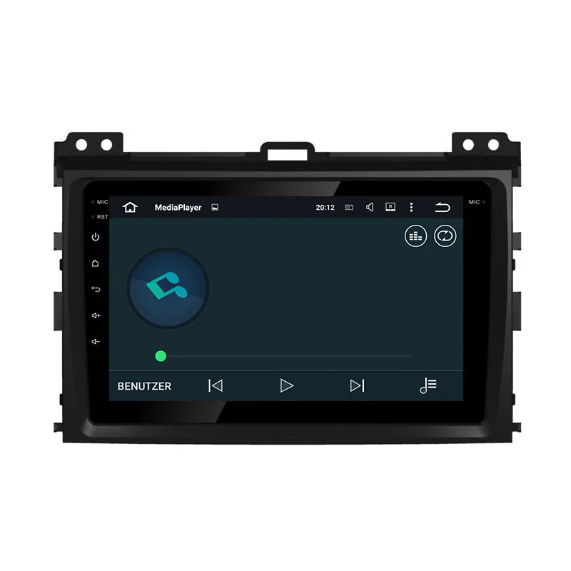 Sale Aoluoya IPS 2GB RAM Quad Core Android 7.1 CAR DVD Player Radio GPS Navigation For Toyota Prado 120 Land Cruiser 120 2002-2010 BT 4