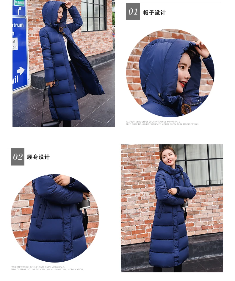 New autumn winter warm coat padded short female Slim thin jackets women's thick cotton jacket clothing