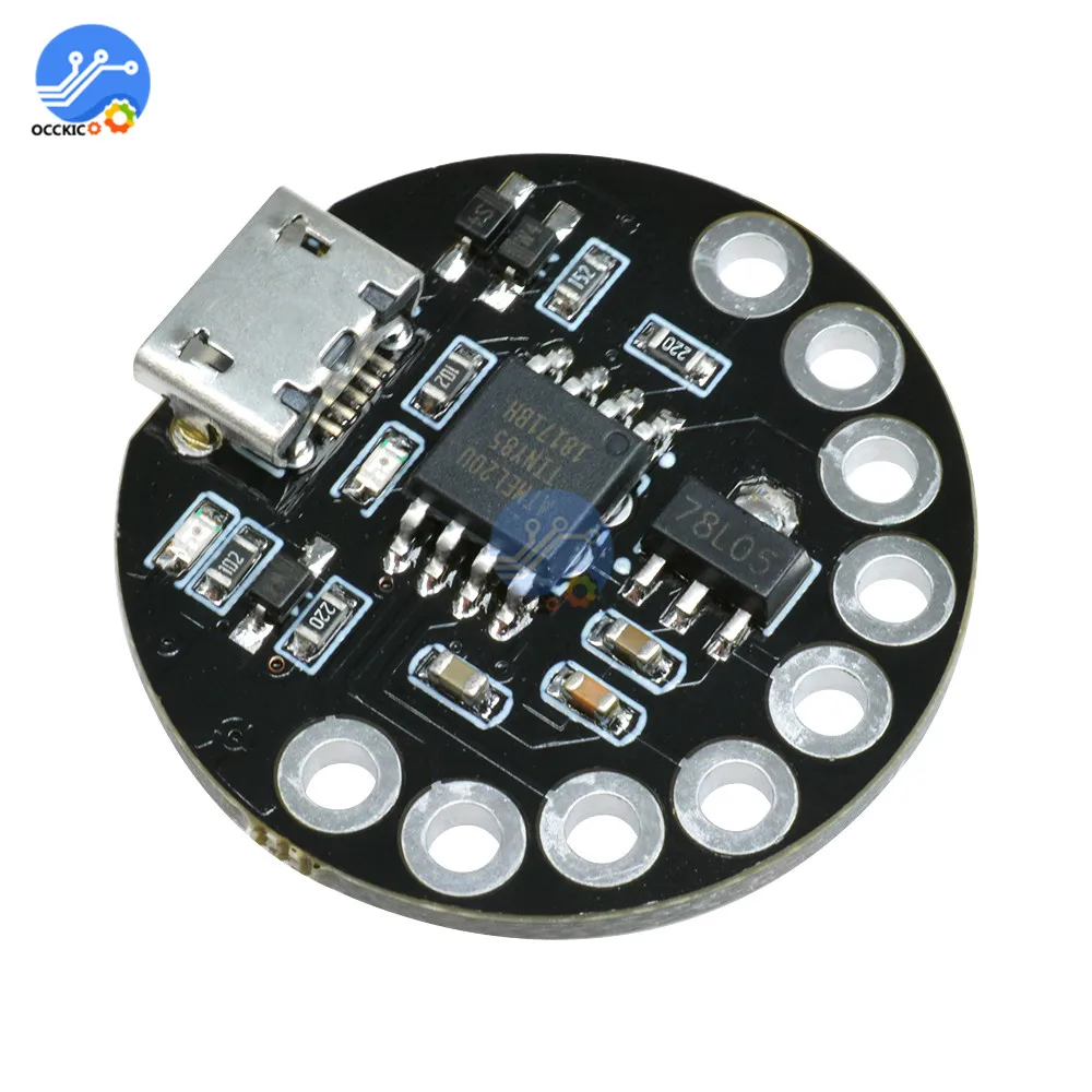 Микро usb LilyTiny LilyPad ATtiny85 макетная плата для Arduino DIY Kit программируемый SRAM Digispark