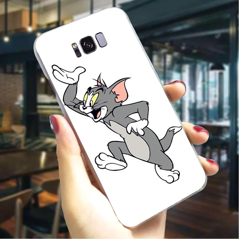 

Tom And Jerry Hard Case for Samsung Galaxy S8 Plus Colorful Phone Cover for Samsung Galaxy Note 9 M10 M20 M30 S6 Covers Back