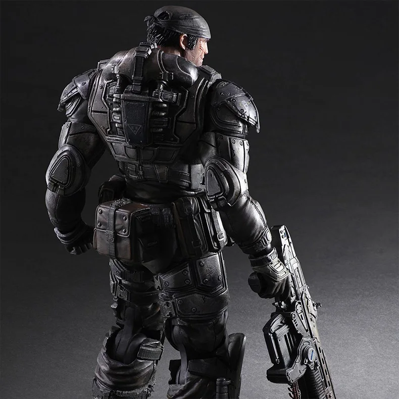 Играть Искусство Kai игра Gears of War 3 Маркус Fenix полная фигурка brinquedos персонаж Playarts Коллекция Модель игрушки