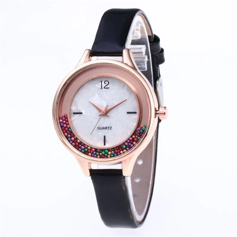 Fashion Newly Design Watch Women Girl Leather Band Watch Analog Quartz Round Wrist Watches Male clock relogio feminino J11#N (5)