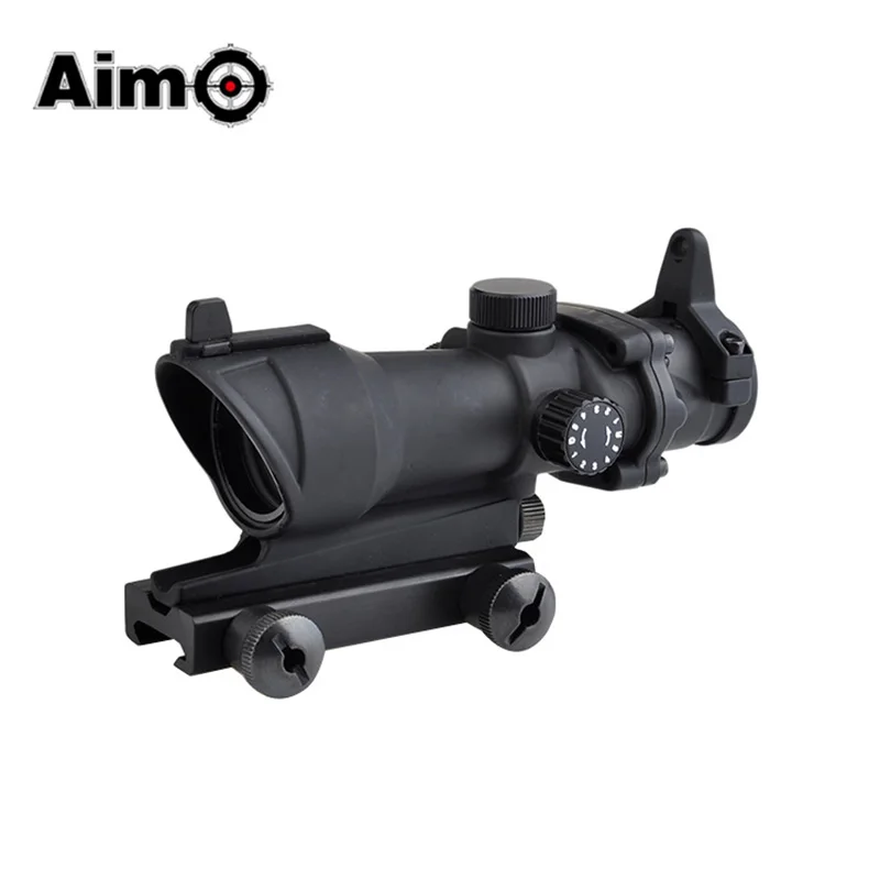 

Aim-O Tactical Riflescope 4X32 Optical Rifle Scope Red/Green Reticle With Mount Softair Telescope AO5318 Airsoft Hunting Optics