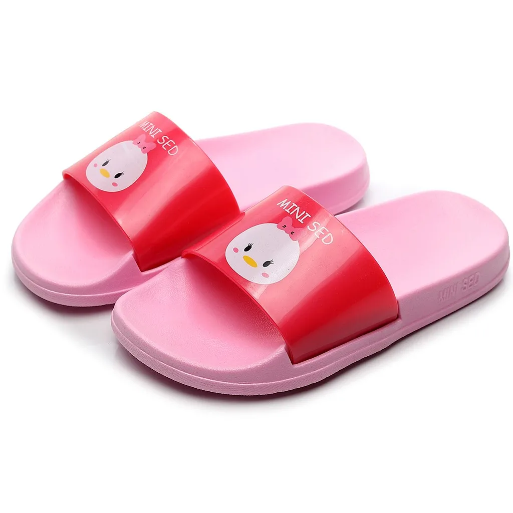 

slipper kids girls Toddler Infant Kids Baby Boys Cartoon Duck Animal Print Slipper Sandals Shoes 2019 claquettes femme chaussure
