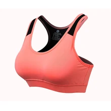 Женская футболка для бега, Спортивная рубашка, топ с цветными блоками для йоги, спортивный бюстгальтер, топы, одежда для фитнеса