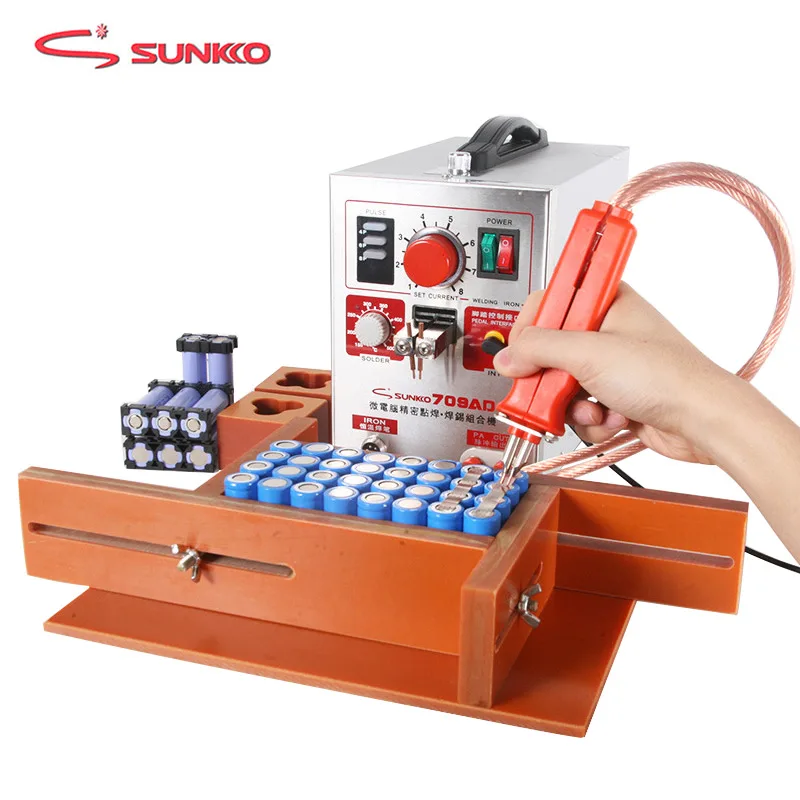 SUNKKO 709AD машина для точечной сварки аккумуляторов 2.2KW Высокая мощность импульса