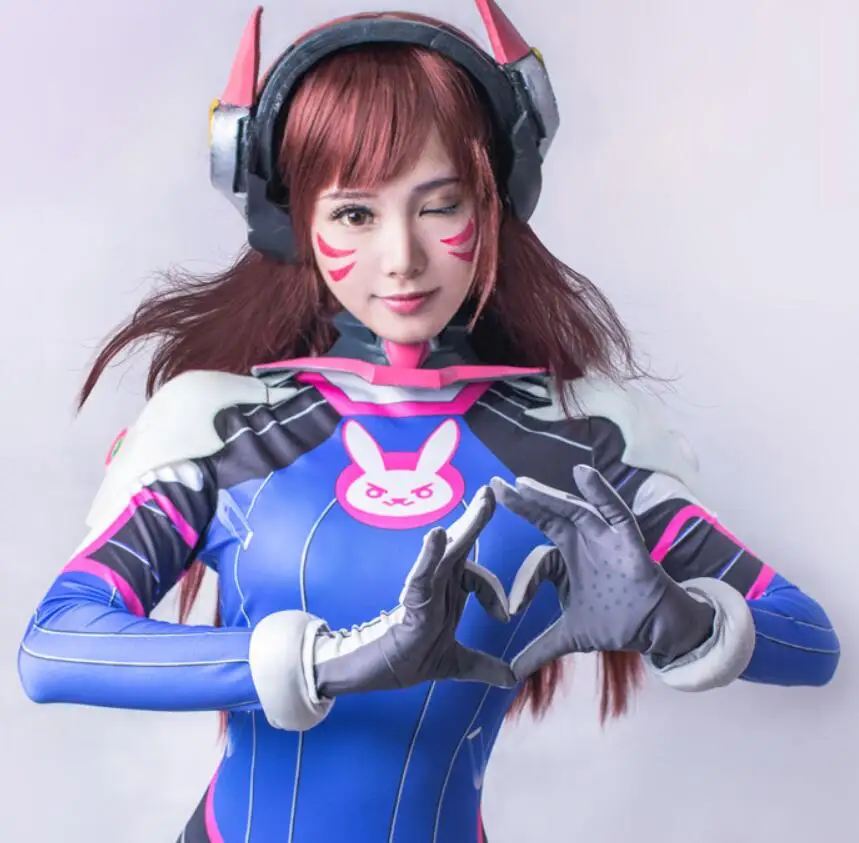 Полный набор D. VA Косплей Костюм пистолет гарнитура Броня 3D принт Классический кожи боди Хэллоуин косплей два зентай для детей и взрослых