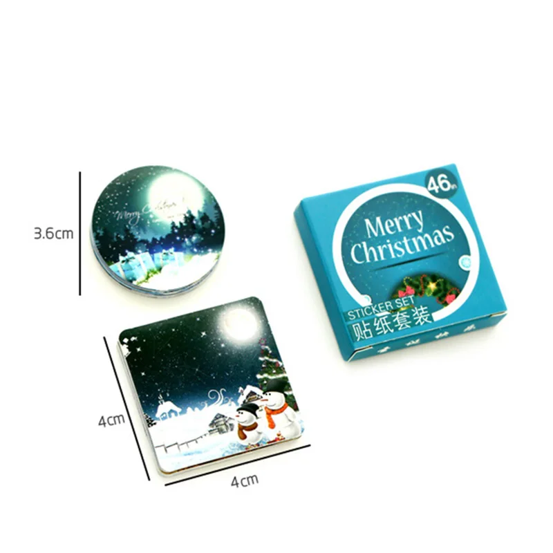 QuickDone-46-PCS-BOX-Merry-Christmas-Label-Stickers-Set-Decoration-DIY-Envelope-Diary-Album-Scrapbooking-Seal-Sticker-MR0096 (2)
