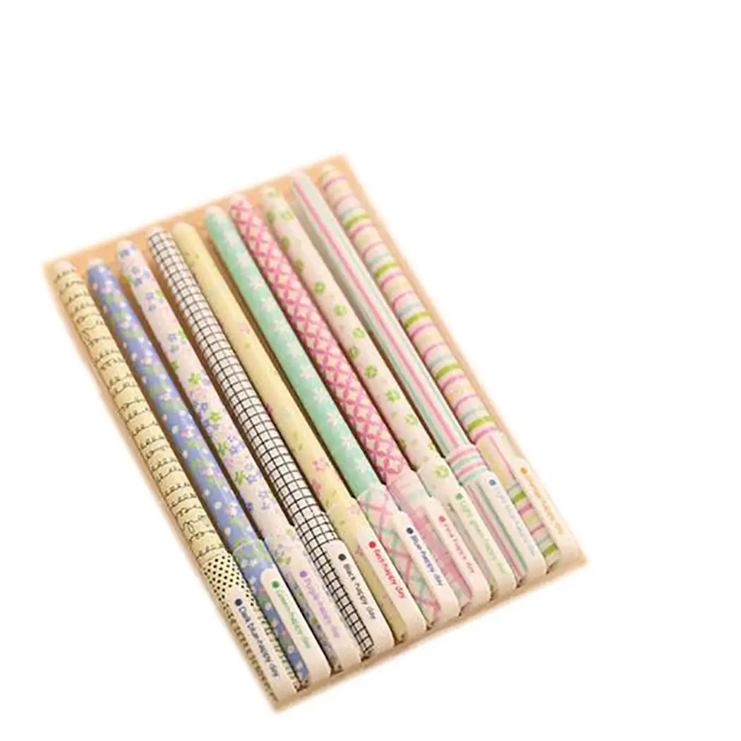 

Colorful Cute Gel Pen with Box 16cm/6.3inch Study, Work Cartoon Ink Pen Multicolor Office School Stationery