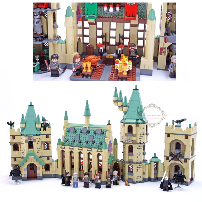 

lepin New Arrival 16030 1340pcs Harry Hogwart's Potter Castle Building Blocks Kit Set Building Blocks Bricks Toys Fit For 4842