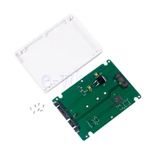 Mllse белый b m ключ разъем 2 M.2 NGFF ssd sata режим до 2.5 SATA адаптера+ Case AA2455