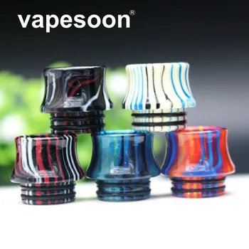 

10pc colorful beautiful 810 Drip Tip for TFV8 big baby X-priv I-Priv Kit TFV12 prince Atomizer Switcher NRG tank resin drip tips