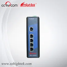 din-rail 10/100/1000Base non-managed industrial 5 port fast routing gigabit Ethernet switch