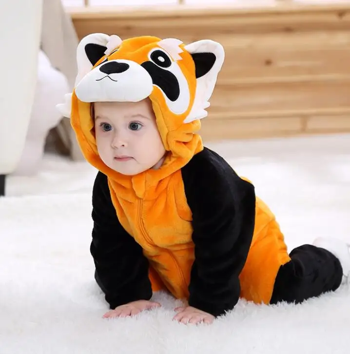 2019 New Style Raccoon Costume Cartoon Spring And Autumn Toddler Unisex Baby Jumpsuit Christmas Romper Onesie Outfits Suit 8 Aliexpress