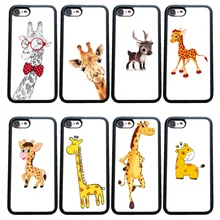 

Gethoest Case For Iphone X Case Cartoon Yellow Deer Cover Soft Edge Hard Pc Back Cover Cases For Iphone 7 6 6S 8 Plus Coque