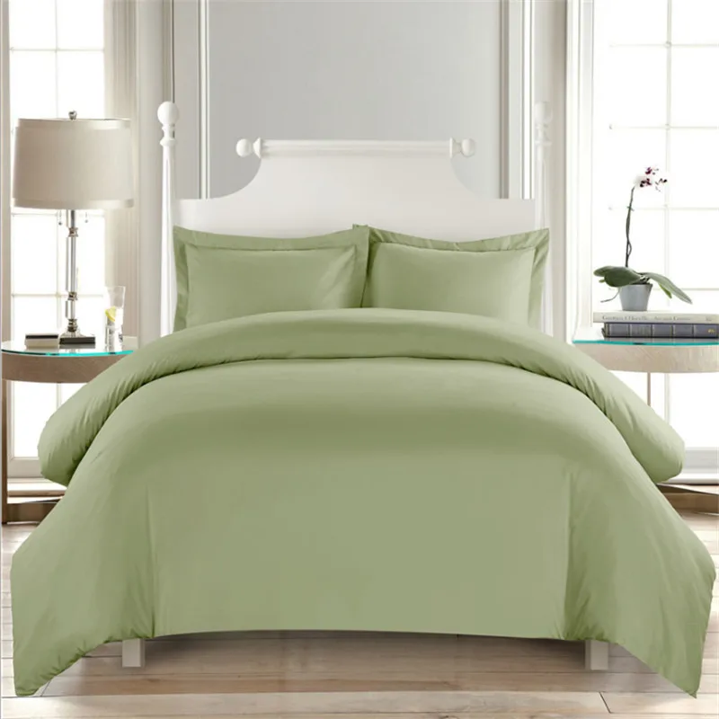 Green Микрофибры одеяло; пододеяльник и две Н-Twin, queen или King(R215 - Цвет: Green