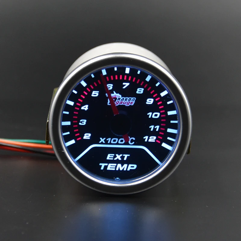 52 мм Ext датчик температуры указка для выхлопных газов автомобиля температура EGT датчик для мотоцикла и автомобиля выхлопной температуры метр