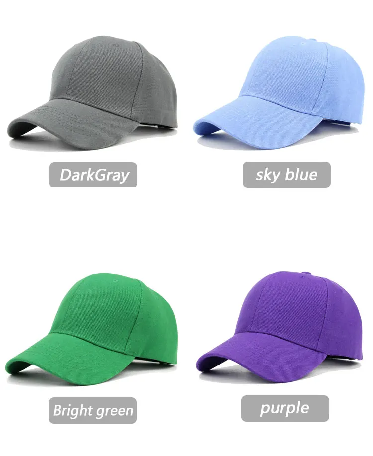Для мужчин бейсболка Sun бейсбольныей козырек Кепки wo Для мужчин Hat Мода Регулируемый 20 видов цветов snapback gorra папа шляпа в стиле хип-хоп Кепки
