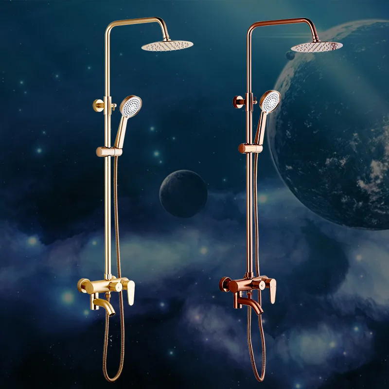 Dofaso Bathroom Luxury Rain Mixer Shower Combo Set Wall Mounted Dofaso Bathroom Luxury Rain Mixer Shower Combo Set Wall Mounted Rainfall Head System Polished Chrome In Heads From Home Improvement On