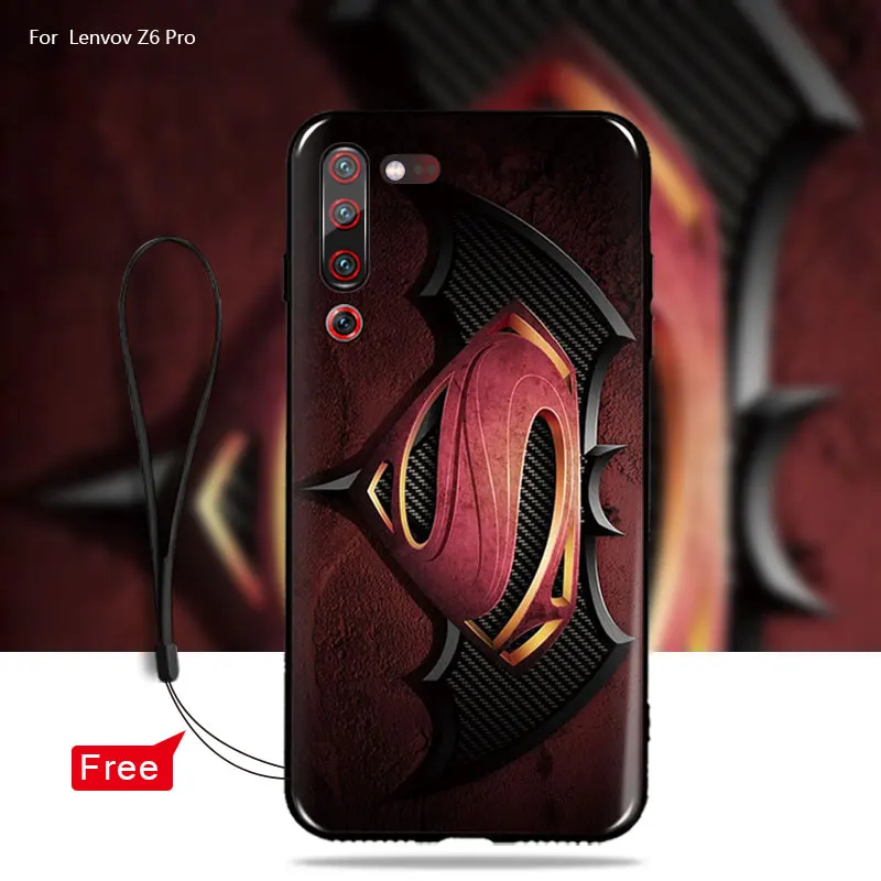 chongrenlogo Чехол Z6 pro с текстурой древесины для lenovo Z6 Pro, Мягкий ТПУ силиконовый Модный чехол с рисунком для lenovo Z6 lite z6lite, чехол для телефона, чехол - Цвет: chongrenlogo