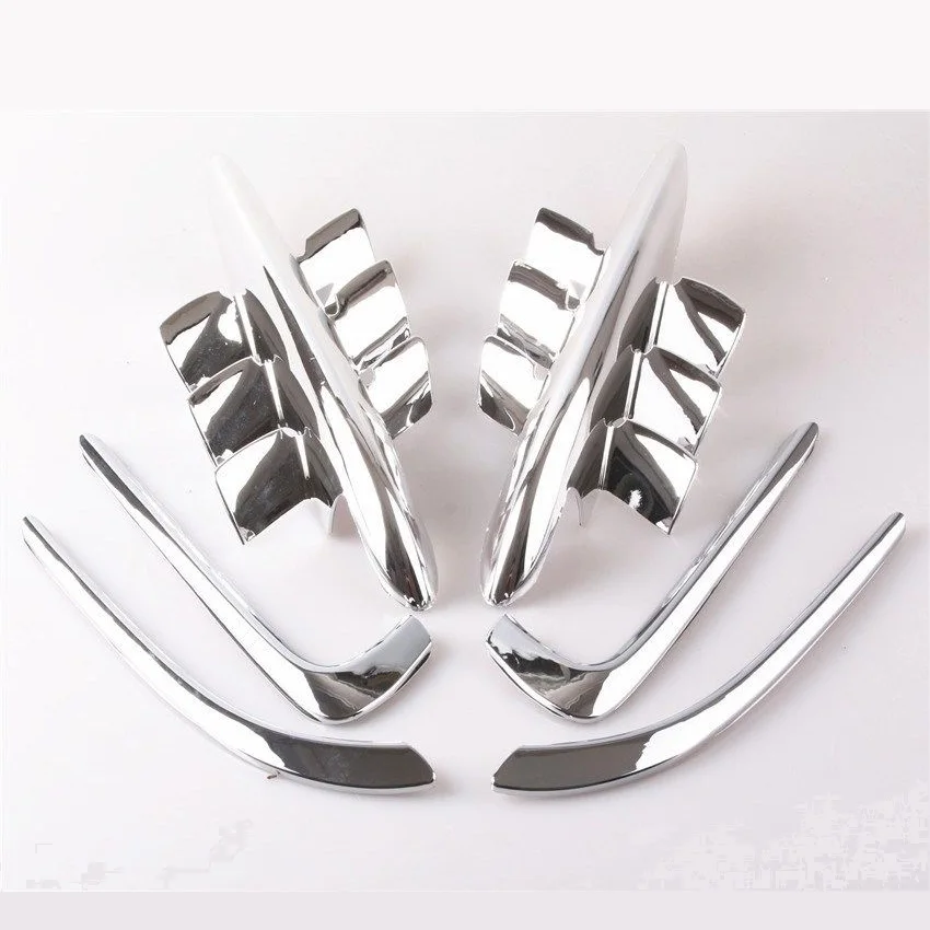 Chrome премьер акула жабры обтекателя Для Honda GL1800 Goldwing 2001 2002 2003 2004 2005 2006 2007 2008 2009 2010 2011