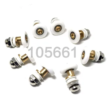 

Set of 8 Single Shower Door Rollers / Runners / Wheels / Pulleys wheel 25mm Diameter Replacement Parts