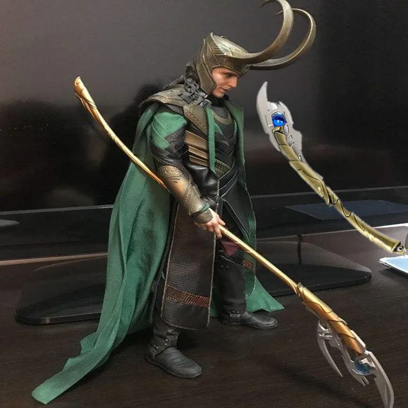 Брелок для ключей из сплава Marvel Thor The Avengers Evil Loki Scepter|Реквизит костюмов| |