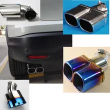 Top quality For Nissan Qashqai 2016 2017 car cover muffler exterior end pipe dedicate stainless steel exhaust tip tail 1pcs