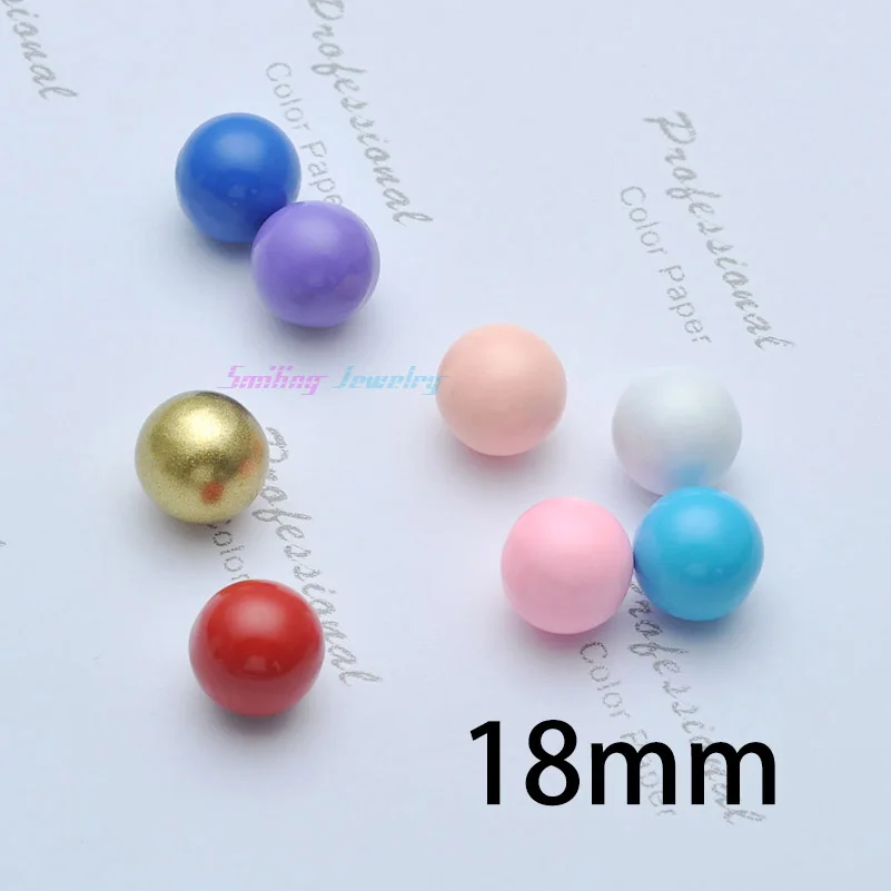 

10pcs 18mm Chime Mix Music Sound Beads Pregnancy Ball For Cage Locket Necklace Pendants Women Baby Personalize Gift