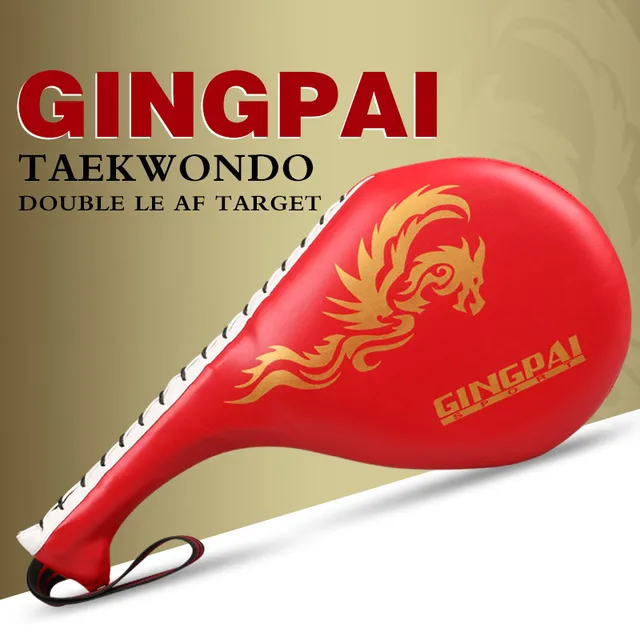 Pad Per Allenamento Taekwondo E Kickboxing - Doppio Cuscinetto In Pelle PU E Schiuma EVA, Con Cinturino Da Polso