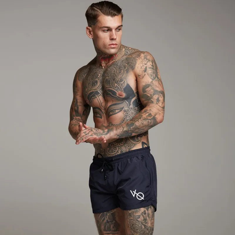 2019 Новый Для мужчин тренажерные залы шорты для фитнеса бодибилдинга Для мужчин s Лето Повседневное Прохладный Короткие мужские брюки штаны