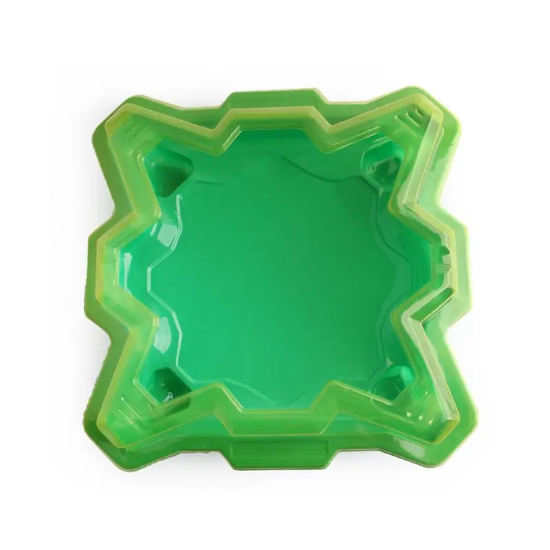 

Green Plastic Gyro Battle Disc Arena Gyro Plate Toy for Kids Children Intelligent Educational Toy Accessories