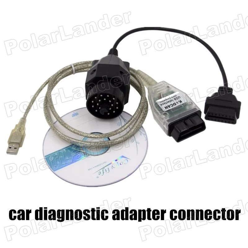 

fit for B-M-W OBD car scanner cable diagnostic adapter connector INPA K+DCAN CABLE USB OBD 2 Interface +20 PIN Cable