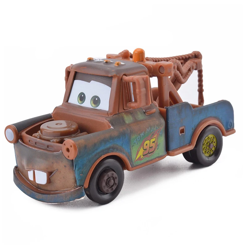 Disney Pixar Cars 2 3 Lightning McQueen Mater 1:55 литая металлическая модель автомобиля подарок на день рождения Развивающие игрушки для детей мальчиков