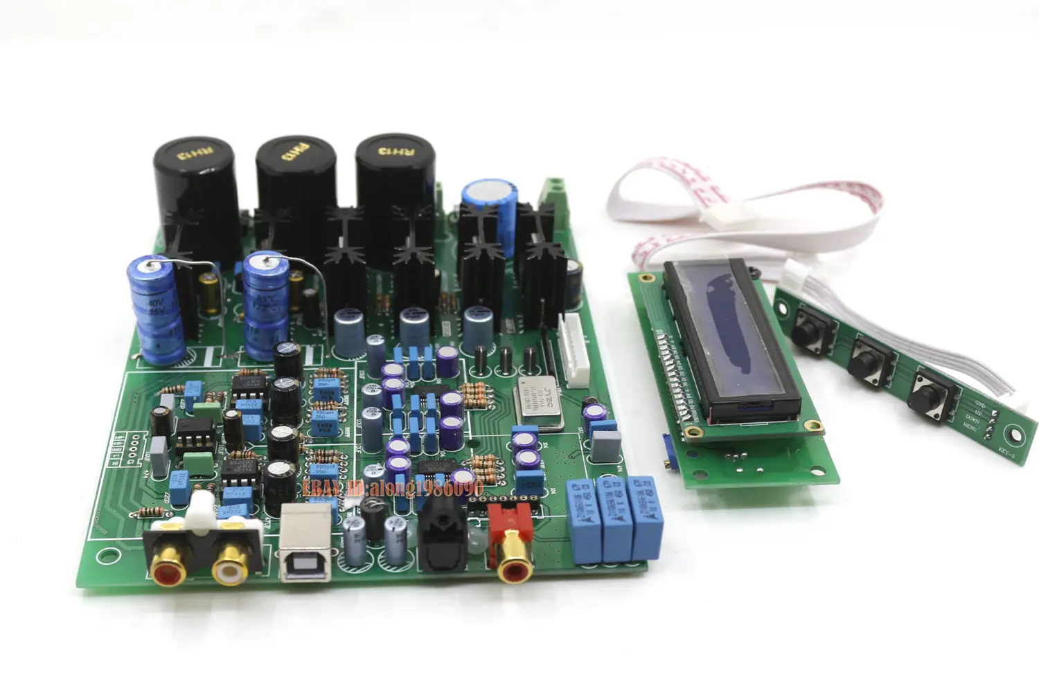 Собранный двойной WM8741 AK4118 чип 192K DAC декодер мягкого управления + ЖК дисплей|soft