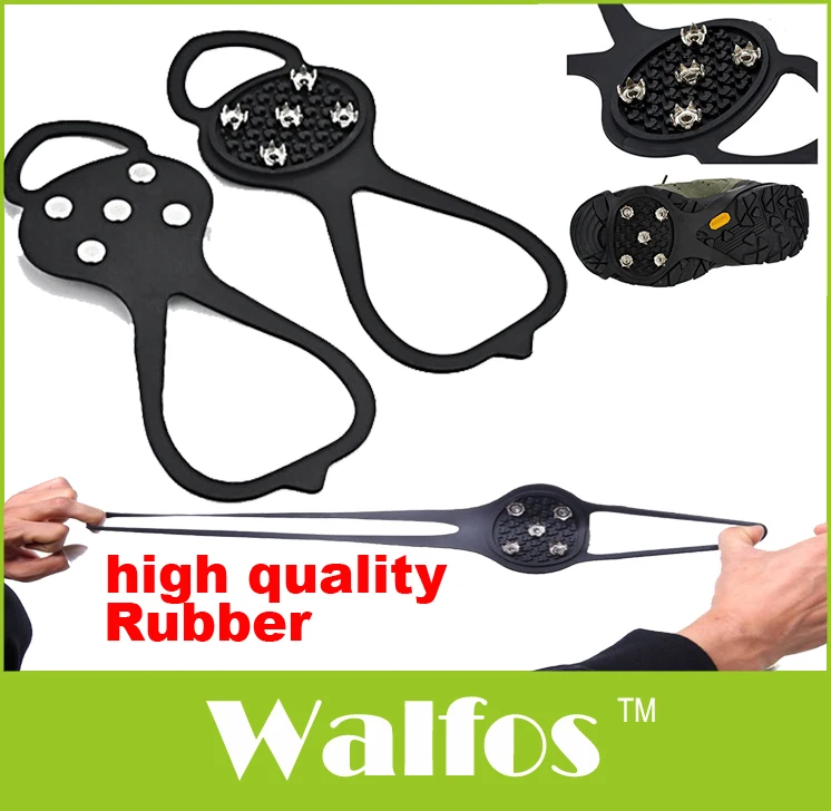 

Winter Ice Crampons- Safety Anti Slip Ice Gripper Snow Ice Spike Grip Camping Climbing - Traction Cleats for Snow and Ice