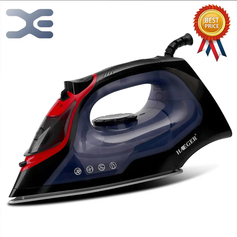 

2 Colors 1800W Handheld Portable Electric Steam Iron For Clothes High Quality Ceramic Soleplate HG-1274